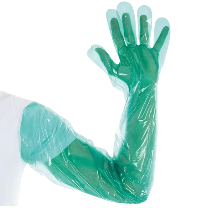 Disposable Plastic Long Cuff Gloves
